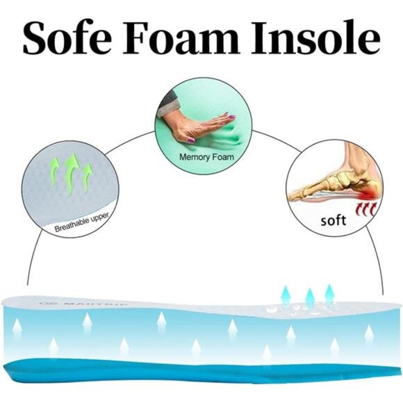 Womens Comfort Elastic Sock Slip On Walking Lightweight Non-Slip Fall - Picture 5 of 6